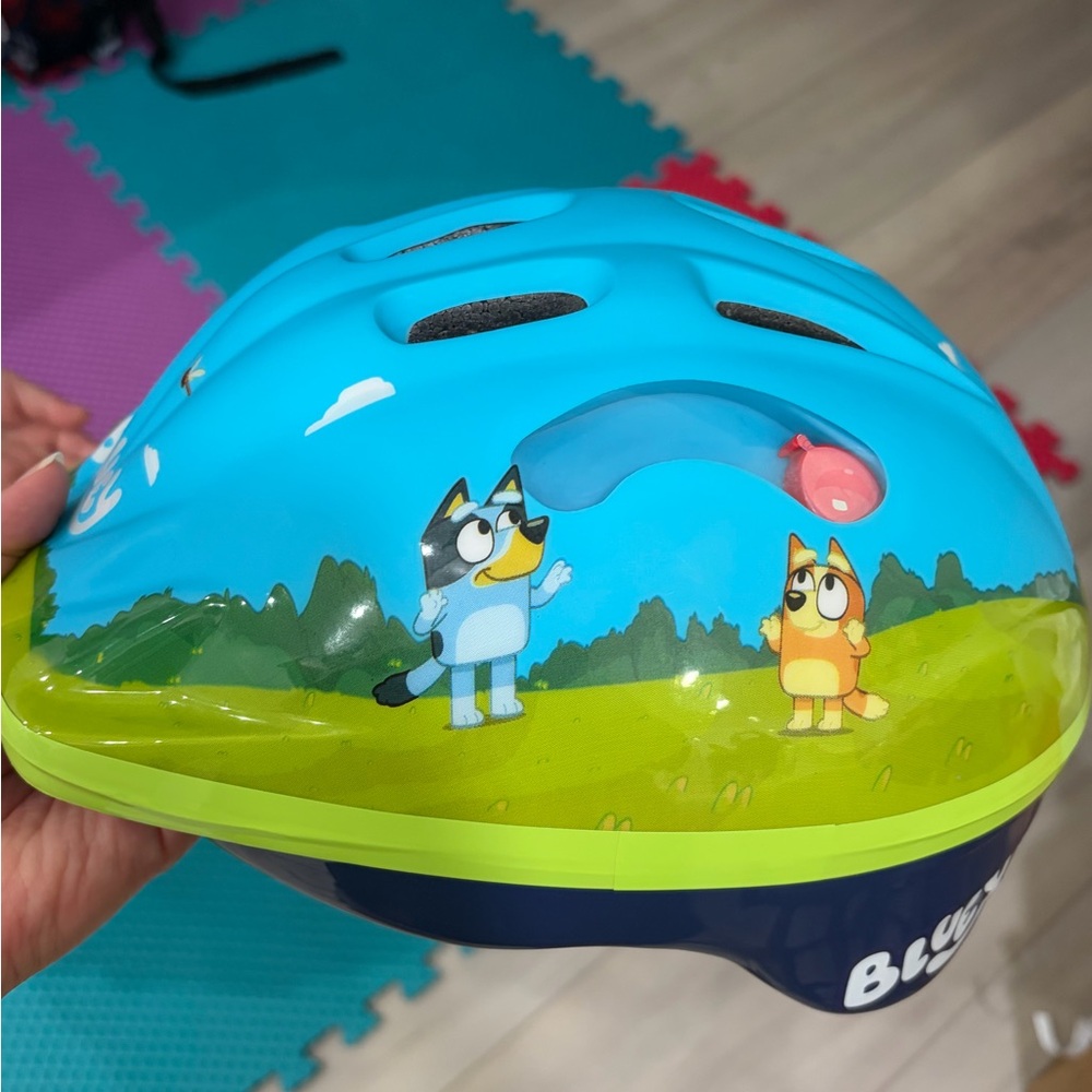 Childrens bluey helmet
